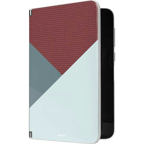 Marsala Triangle Shapes Surface Duo Skin
