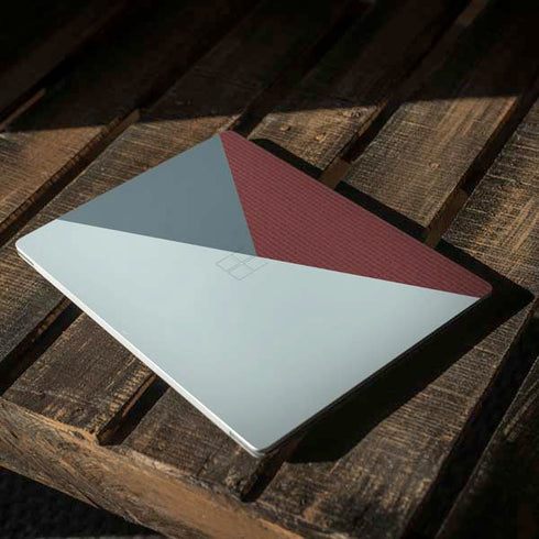 Marsala Triangle Shapes Surface Laptop 2 Skin