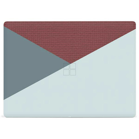 Marsala Triangle Shapes Surface Laptop 3 13.5in Skin