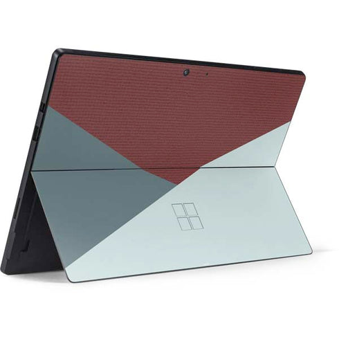Marsala Triangle Shapes Surface Pro 7 Skin