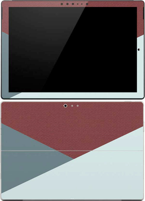 Marsala Triangle Shapes Surface Pro (2017) Skin