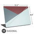Marsala Triangle Shapes Universal Laptop 15in (12.2 x 8.8in) Skin