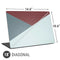 Marsala Triangle Shapes Universal Laptop 18in (14.6 x 10.6in) Skin
