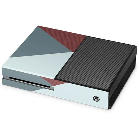 Marsala Triangle Shapes Xbox One Console Skin