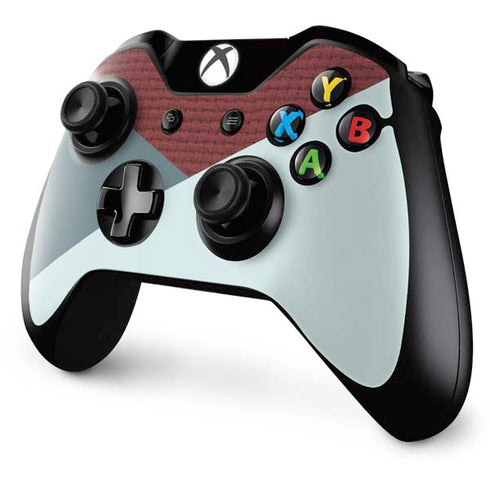 Marsala Triangle Shapes Xbox One Controller Skin