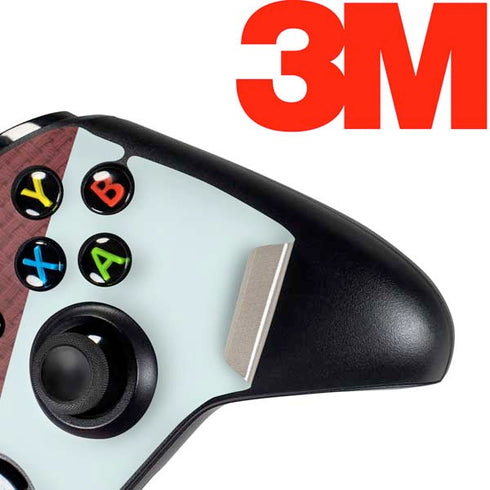 Marsala Triangle Shapes Xbox One Controller Skin