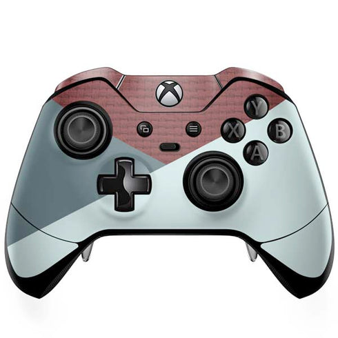 Marsala Triangle Shapes Xbox One Elite Controller Skin