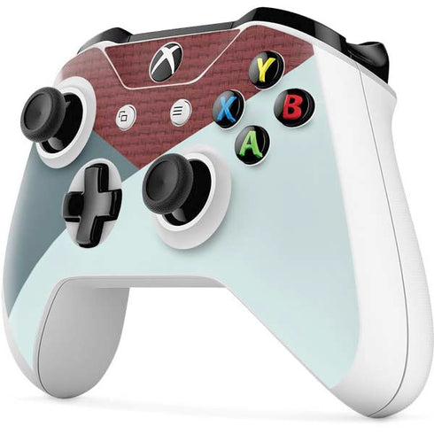 Marsala Triangle Shapes Xbox One S Controller Skin