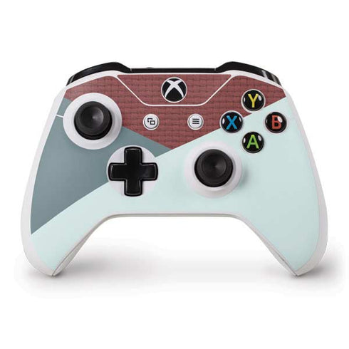 Marsala Triangle Shapes Xbox One S Controller Skin