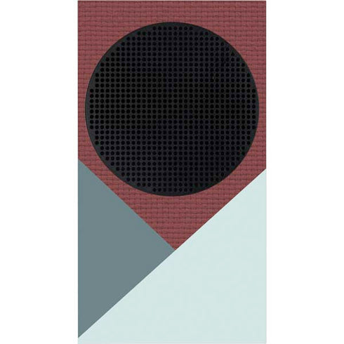 Marsala Triangle Shapes Xbox Series S Console Skin