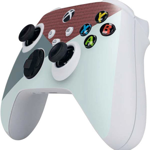 Marsala Triangle Shapes Xbox Series S Controller Skin