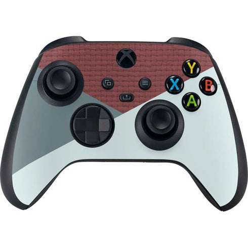 Marsala Triangle Shapes Xbox Series X Controller Skin