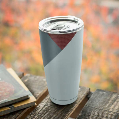 Marsala Triangle Shapes Yeti 20oz Tumbler Skin