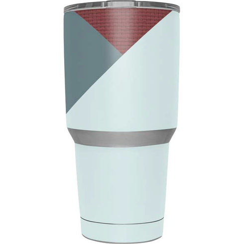 Marsala Triangle Shapes Yeti 30oz Rambler Tumbler Skin