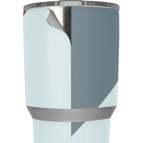 Marsala Triangle Shapes Yeti 30oz Rambler Tumbler Skin