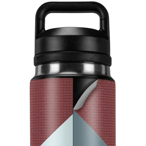Marsala Triangle Shapes YETI Rambler 26oz Bottle Skin