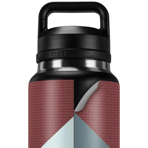 Marsala Triangle Shapes YETI Rambler 36oz Bottle Skin