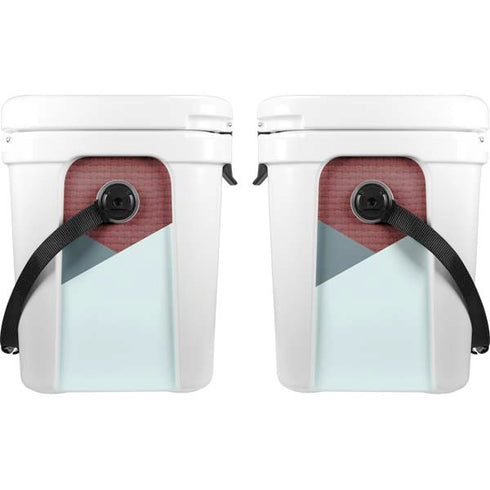Marsala Triangle Shapes YETI Roadie 24 Hard Cooler Skin