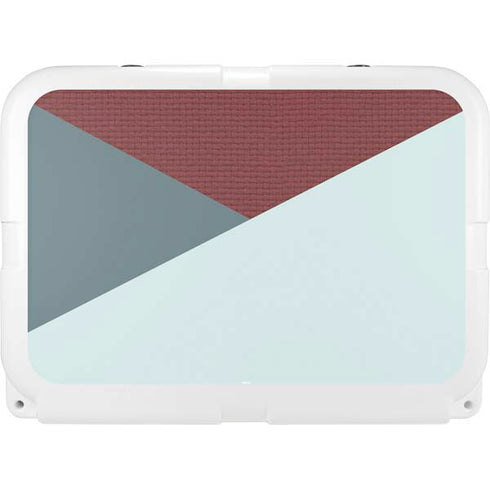 Marsala Triangle Shapes YETI Tundra 35 Hard Cooler Skin