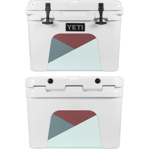 Marsala Triangle Shapes YETI Tundra 35 Hard Cooler Skin