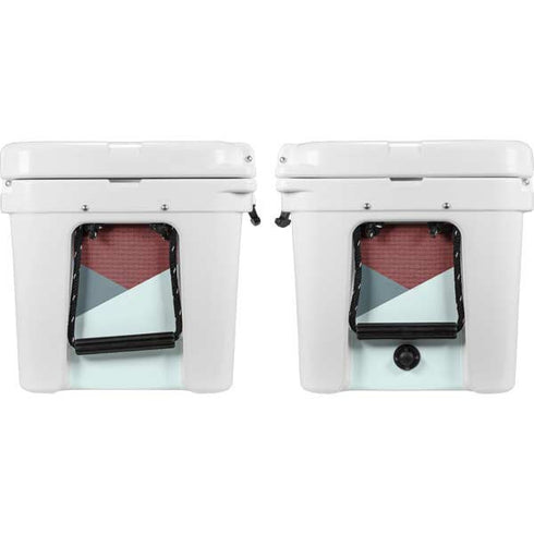 Marsala Triangle Shapes YETI Tundra 35 Hard Cooler Skin