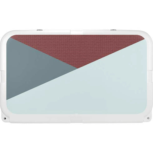 Marsala Triangle Shapes YETI Tundra 45 Hard Cooler Skin