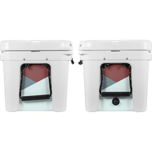 Marsala Triangle Shapes YETI Tundra 45 Hard Cooler Skin