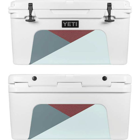 Marsala Triangle Shapes YETI Tundra 65 Hard Cooler Skin