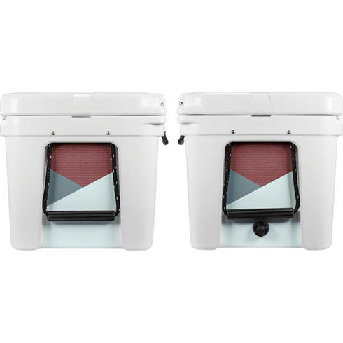 Marsala Triangle Shapes YETI Tundra 75 Hard Cooler Skin