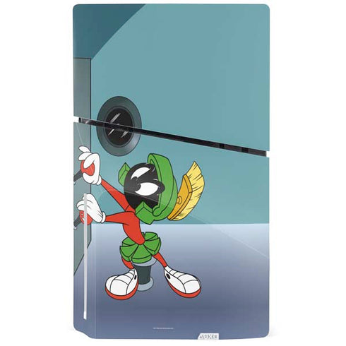 Looney Tunes Marvin PS5 Slim Disk Console Skin