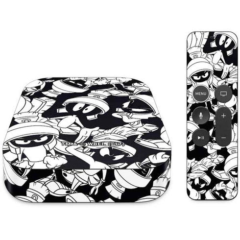 Looney Tunes Marvin Super Sized Pattern Apple TV Skin