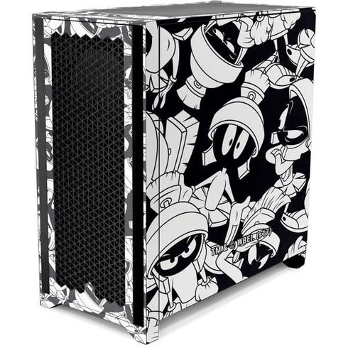 Looney Tunes Marvin Super Sized Pattern Corsair 4000D Tempered Glass Mid-Tower ATX Case Skin