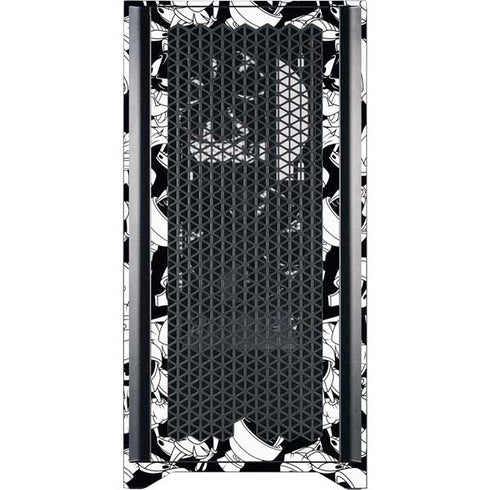 Looney Tunes Marvin Super Sized Pattern Corsair 4000D Tempered Glass Mid-Tower ATX Case Skin