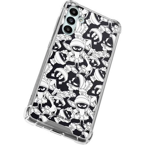 Looney Tunes Marvin Super Sized Pattern Galaxy A13 5G Clear Case