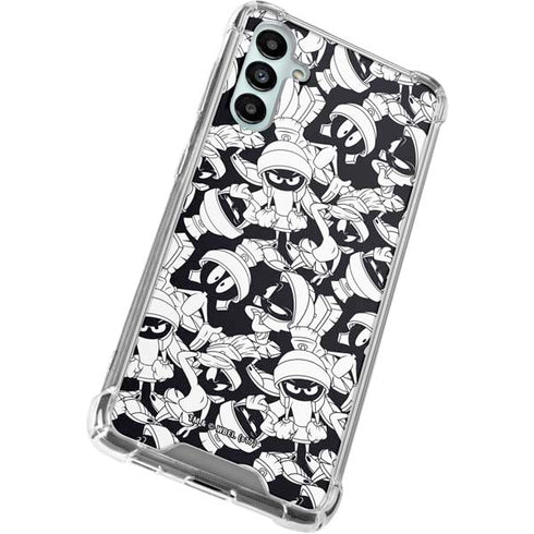 Looney Tunes Marvin Super Sized Pattern Galaxy A14 5G Clear Case