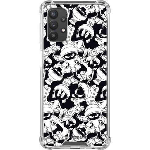 Looney Tunes Marvin Super Sized Pattern Galaxy A32 5G Clear Case