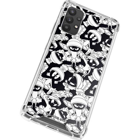 Looney Tunes Marvin Super Sized Pattern Galaxy A32 5G Clear Case