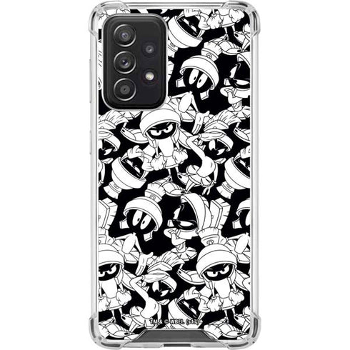 Looney Tunes Marvin Super Sized Pattern Galaxy A52 5G Clear Case