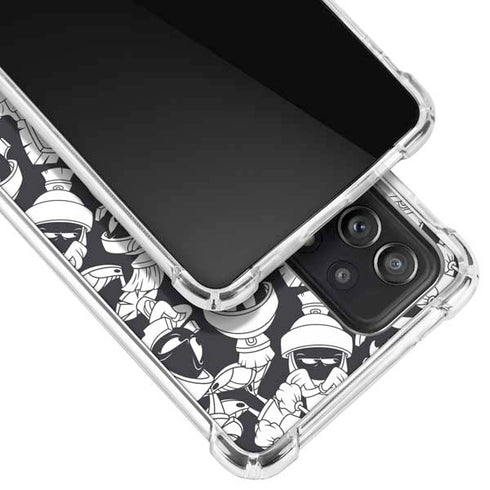 Looney Tunes Marvin Super Sized Pattern Galaxy A52 5G Clear Case