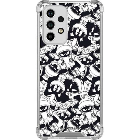 Looney Tunes Marvin Super Sized Pattern Galaxy A53 5G Clear Case