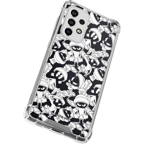 Looney Tunes Marvin Super Sized Pattern Galaxy A53 5G Clear Case