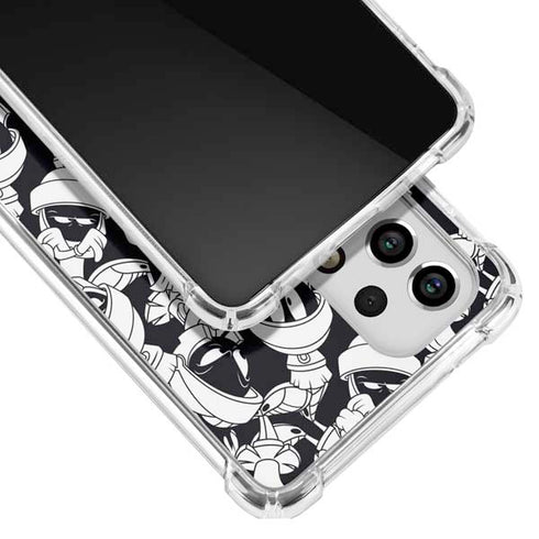 Looney Tunes Marvin Super Sized Pattern Galaxy A53 5G Clear Case