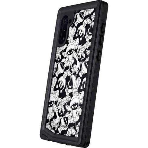 Looney Tunes Marvin Super Sized Pattern Galaxy Note 10 Waterproof Case