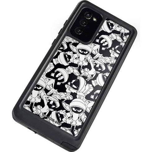 Looney Tunes Marvin Super Sized Pattern Galaxy Note20 5G Waterproof Case