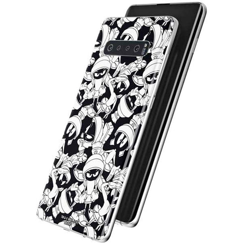 Looney Tunes Marvin Super Sized Pattern Galaxy S10 Plus Skin