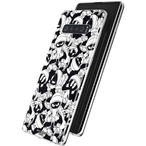 Looney Tunes Marvin Super Sized Pattern Galaxy S10 Skin