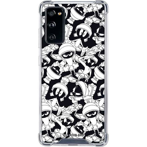 Looney Tunes Marvin Super Sized Pattern Galaxy S20 FE Clear Case