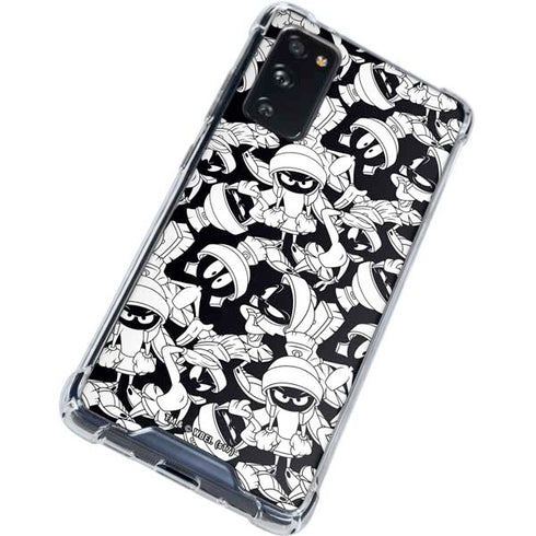 Looney Tunes Marvin Super Sized Pattern Galaxy S20 FE Clear Case