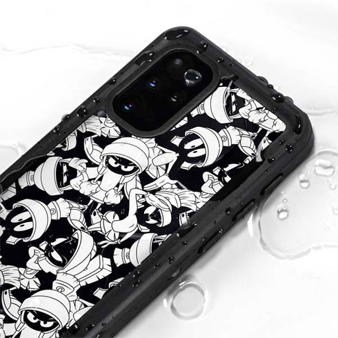 Looney Tunes Marvin Super Sized Pattern Galaxy S20 Plus Waterproof Case