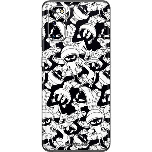 Looney Tunes Marvin Super Sized Pattern Galaxy S20 Skin
